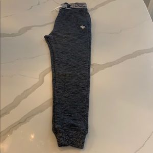 Abercrombie Kids black heather joggers 13/14